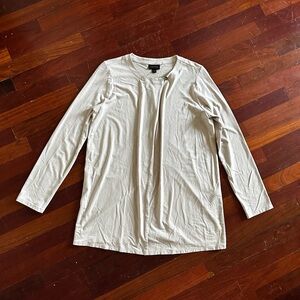 J. Jill Off-White Long Sleeve Tee